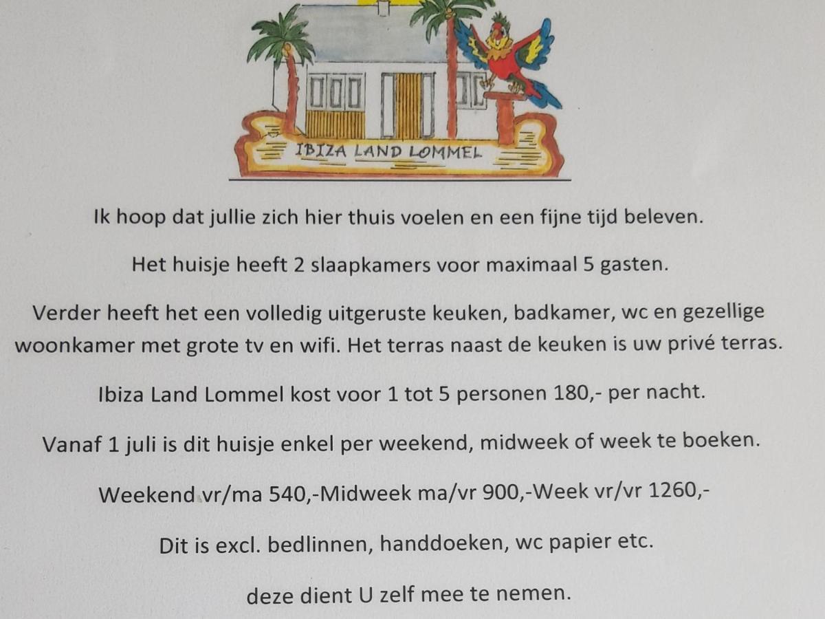 Ibiza Land Lommel Villa Luaran gambar
